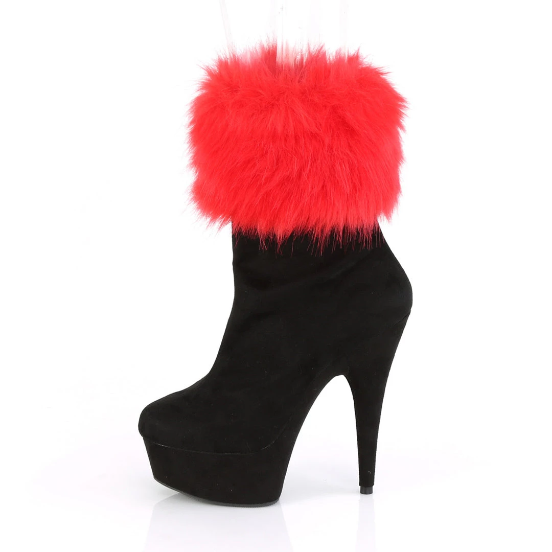 Pleaser Direct Larger Size Shoes Delight 1000 Ankle Boots With Changeable Fur Cuffs 3 Pleaser Direct Larger Size Shoes Delight 1000 Ankle Boots With Changeable Fur Cuffs