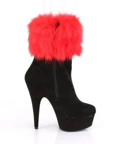 Pleaser Direct Larger Size Shoes Delight 1000 Ankle Boots With Changeable Fur Cuffs 9 Pleaser Direct Larger Size Shoes Delight 1000 Ankle Boots With Changeable Fur Cuffs
