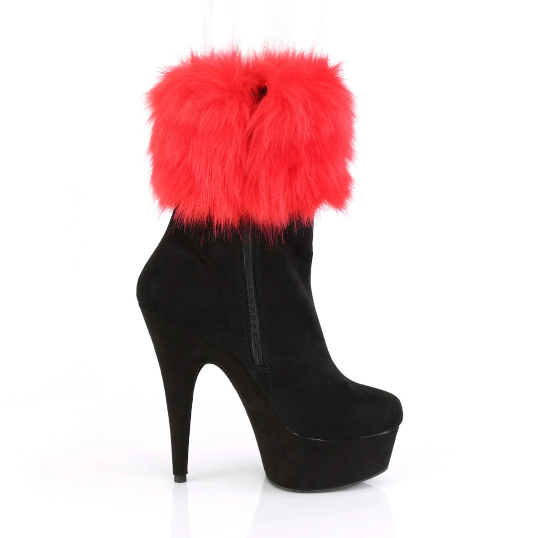 Pleaser Direct Larger Size Shoes Delight 1000 Ankle Boots With Changeable Fur Cuffs 5 Pleaser Direct Larger Size Shoes Delight 1000 Ankle Boots With Changeable Fur Cuffs