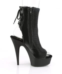 Pleaser Direct Delight 1018 Black Quilted Faux Leather Platforms 9 Pleaser Direct Delight 1018 Black Quilted Faux Leather Platforms