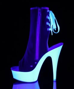 Pleaser DELIGHT 1018SK Red Vegan Ankle/Mid-Calf Boots Larger Size Shoes