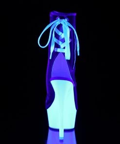 Pleaser DELIGHT 1018SK Red Vegan Ankle/Mid-Calf Boots Larger Size Shoes