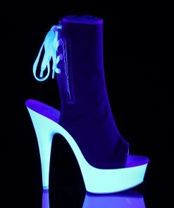 Pleaser DELIGHT 1018SK Red Vegan Ankle/Mid-Calf Boots Larger Size Shoes