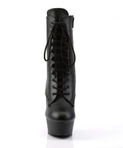 Pleaser Direct Delight 1020 Black Matte Ankle Boots