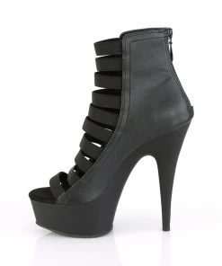 Pleaser Direct Delight 600-13 Black Strappy Platforms 7 Pleaser Direct Delight 600-13 Black Strappy Platforms