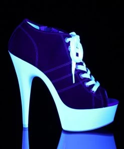 Pleaser DELIGHT 600SK 01 Red Vegan 6