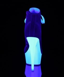 Pleaser Direct Larger Size Shoes Delight 600SK-02 Red Neon Sneaker Platforms