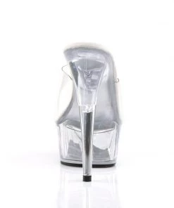 Pleaser Direct Delight 601 Clear Platforms