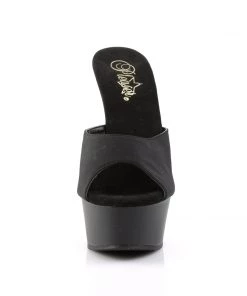 Pleaser Direct Larger Size Shoes Delight 601PS Black Platform High Heels