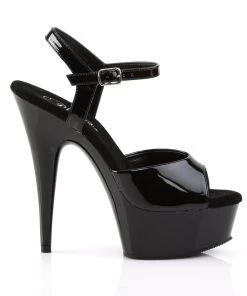 BananaShoes NEXT DAY DELIVERY | Delight 609 Black Patent Platforms | Size 6