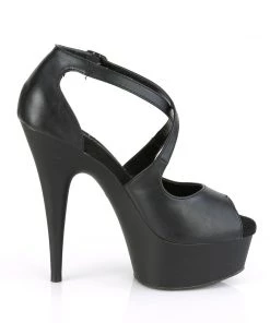 Pleaser Direct Delight 621 Black Peep Toe Platform Sandals Larger Size Shoes 9 Pleaser Direct Delight 621 Black Peep Toe Platform Sandals Larger Size Shoes