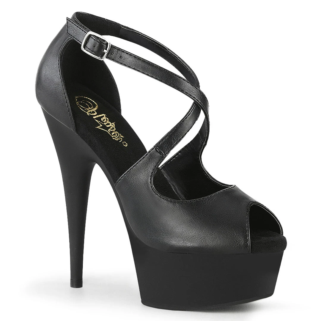 Pleaser Direct Delight 621 Black Peep Toe Platform Sandals Larger Size Shoes 1 Pleaser Direct Delight 621 Black Peep Toe Platform Sandals Larger Size Shoes