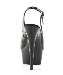 Pleaser Direct Delight 654 Black Slingback Platforms 8 Pleaser Direct Delight 654 Black Slingback Platforms