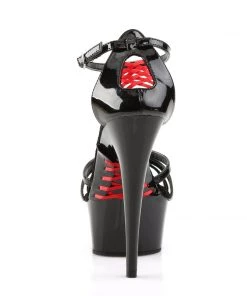 Pleaser Direct Delight 662 Black And Red Platform Heels 8 Pleaser Direct Delight 662 Black And Red Platform Heels