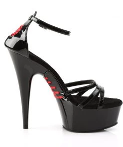 Pleaser Direct Delight 662 Black And Red Platform Heels 9 Pleaser Direct Delight 662 Black And Red Platform Heels