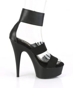 Pleaser Direct Delight 672 Black Ankle Cuff Platforms 9 Pleaser Direct Delight 672 Black Ankle Cuff Platforms