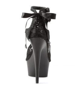 Pleaser Direct Delight 678LC Black Platforms 8 Pleaser Direct Delight 678LC Black Platforms