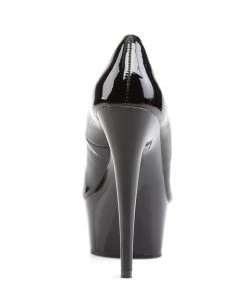 Pleaser Direct Larger Size Shoes Delight-685 Black Court Style Platform 8 Pleaser Direct Larger Size Shoes Delight-685 Black Court Style Platform