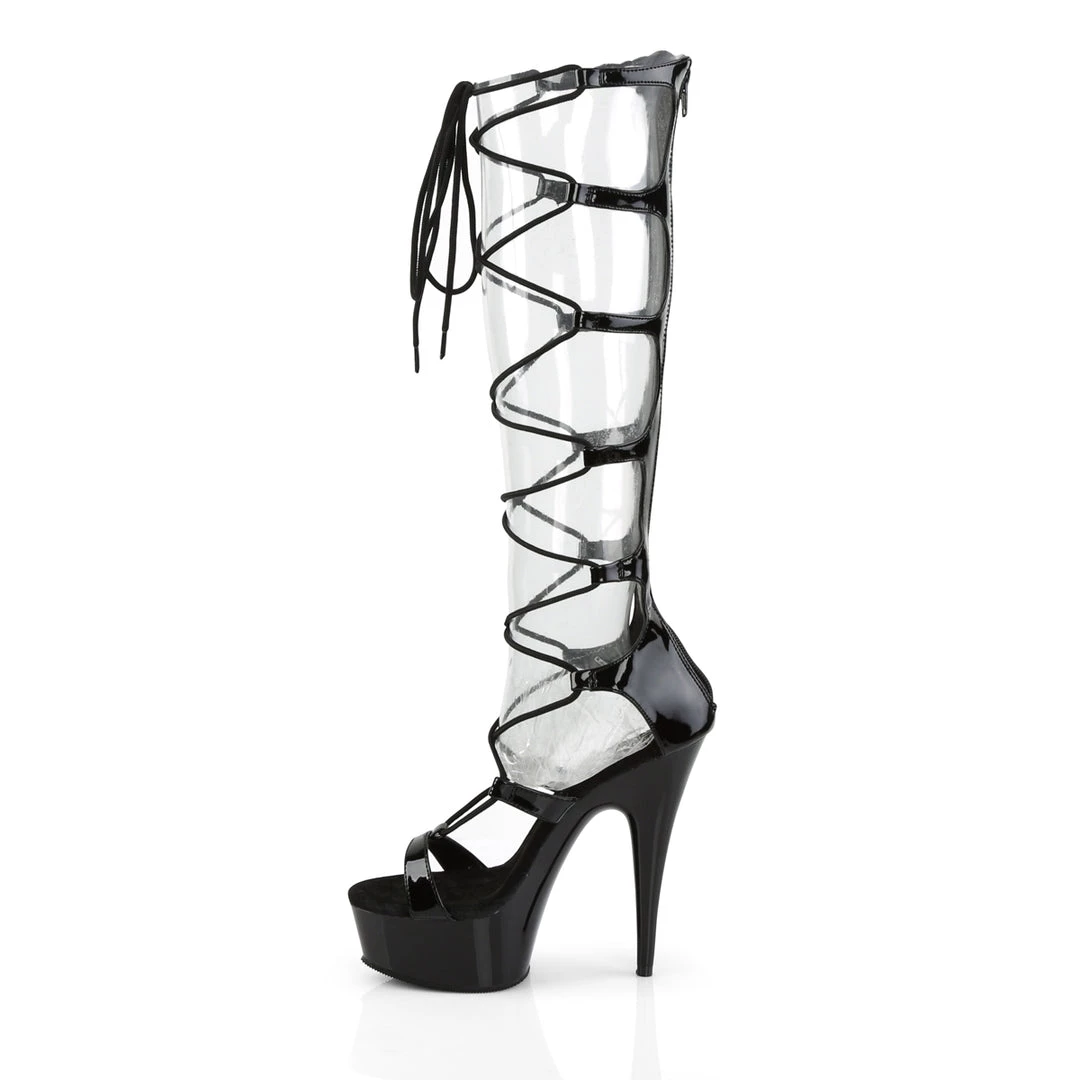 Pleaser Direct Larger Size Shoes Delight 698 Gladiator Style Platform Heels 3 Pleaser Direct Larger Size Shoes Delight 698 Gladiator Style Platform Heels