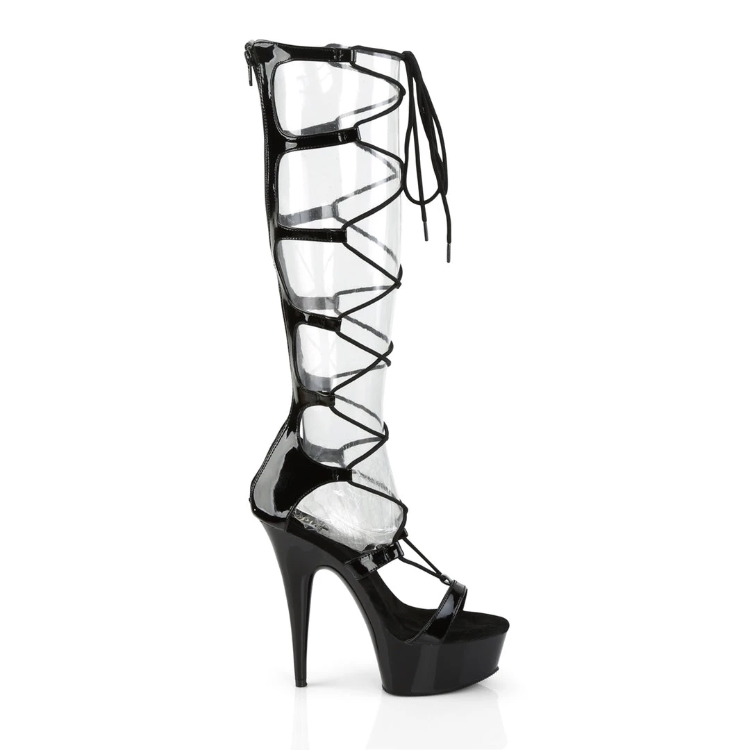 Pleaser Direct Larger Size Shoes Delight 698 Gladiator Style Platform Heels 5 Pleaser Direct Larger Size Shoes Delight 698 Gladiator Style Platform Heels