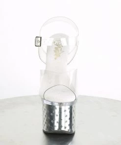 Pleaser Direct Discolite 708STAR LED Illuminated Platforms Platform Shoes