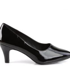 Pleaser Direct Larger Size Shoes Divine 420 Black Patent Pump Heels 9 Pleaser Direct Larger Size Shoes Divine 420 Black Patent Pump Heels