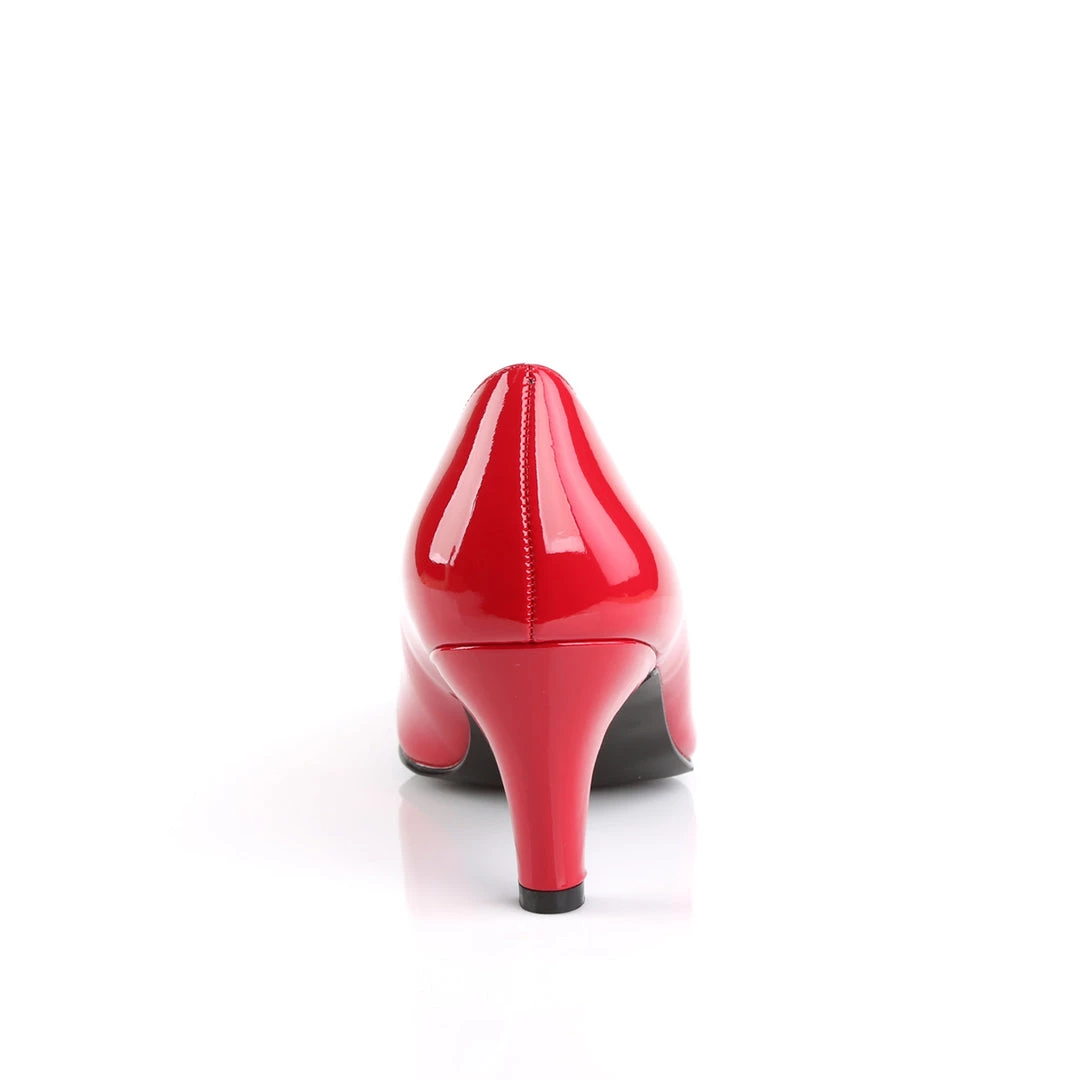 Pleaser Direct Divine 420 Red Patent Pump Heels 4 Pleaser Direct Divine 420 Red Patent Pump Heels