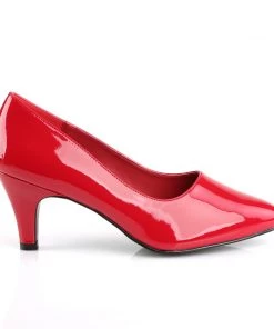 Pleaser Direct Divine 420 Red Patent Pump Heels 9 Pleaser Direct Divine 420 Red Patent Pump Heels