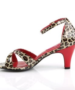 Pleaser Direct Divine 435 Leopard Print Sandals Larger Size Shoes 7 Pleaser Direct Divine 435 Leopard Print Sandals Larger Size Shoes