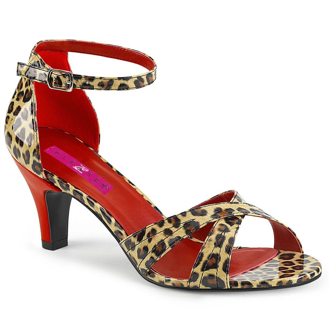Pleaser Direct Divine 435 Leopard Print Sandals Larger Size Shoes 1 Pleaser Direct Divine 435 Leopard Print Sandals Larger Size Shoes