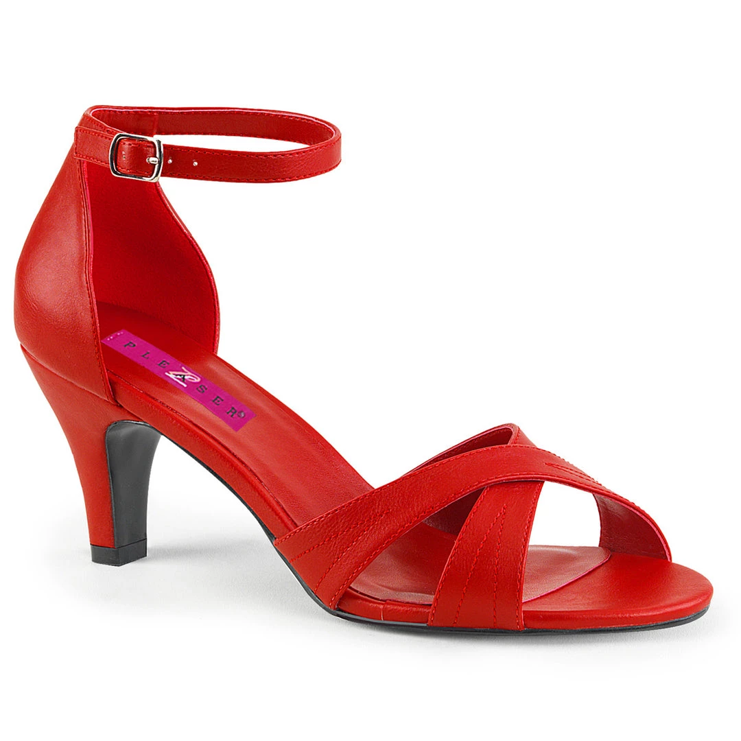 Pleaser Direct Divine 435 Red Matte Sandals Larger Size Shoes 1 Pleaser Direct Divine 435 Red Matte Sandals Larger Size Shoes