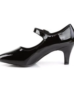 Pleaser Direct Divine 440 Black Patent Pumps