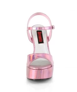 Pleaser Direct Dolly 09 Pink Chunky Platforms Larger Size Shoes