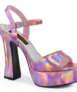 Pleaser Direct Dolly 09 Pink Chunky Platforms Larger Size Shoes