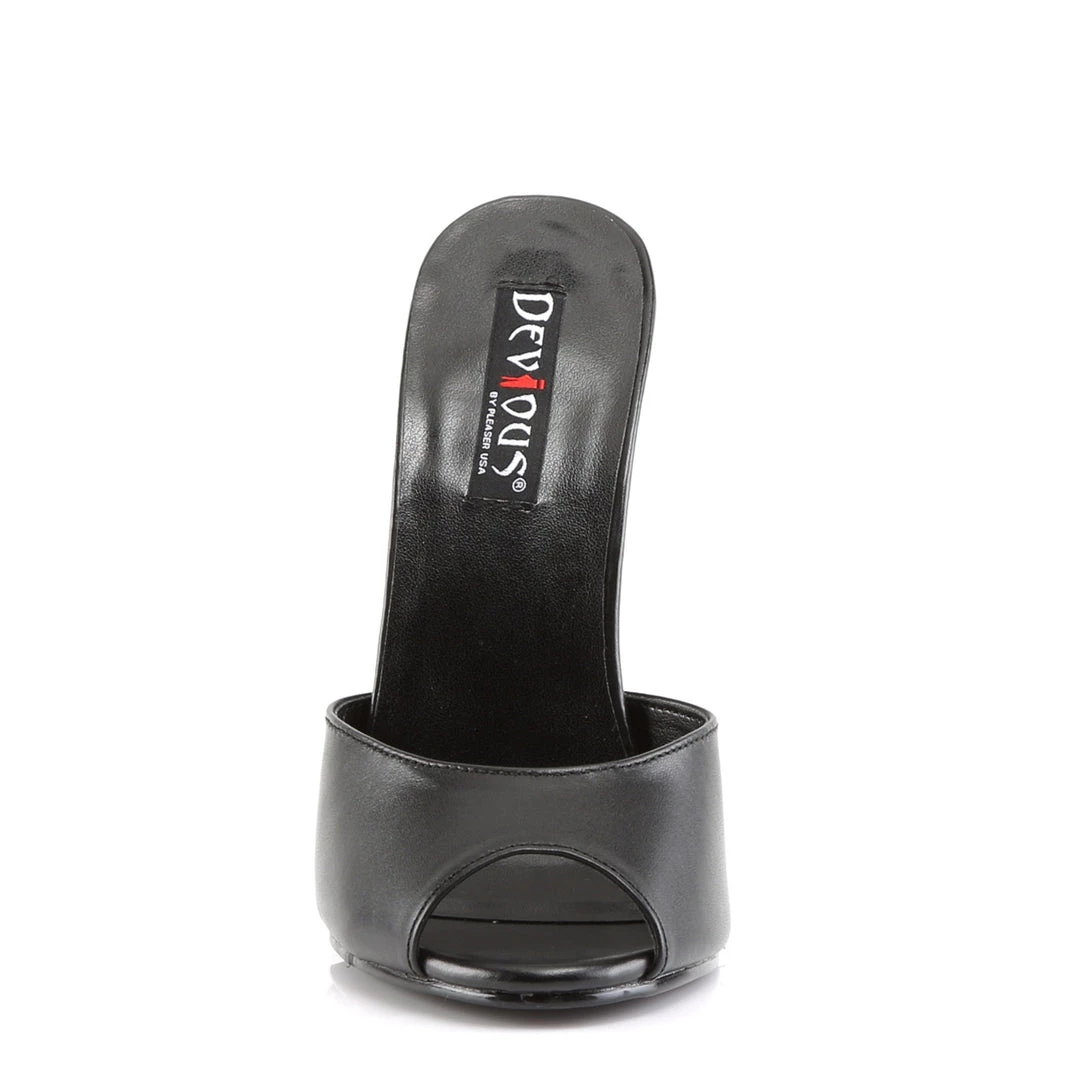 Pleaser Direct Larger Size Shoes Domina 101 Black Leather Peep Toe Heels 2 Pleaser Direct Larger Size Shoes Domina 101 Black Leather Peep Toe Heels