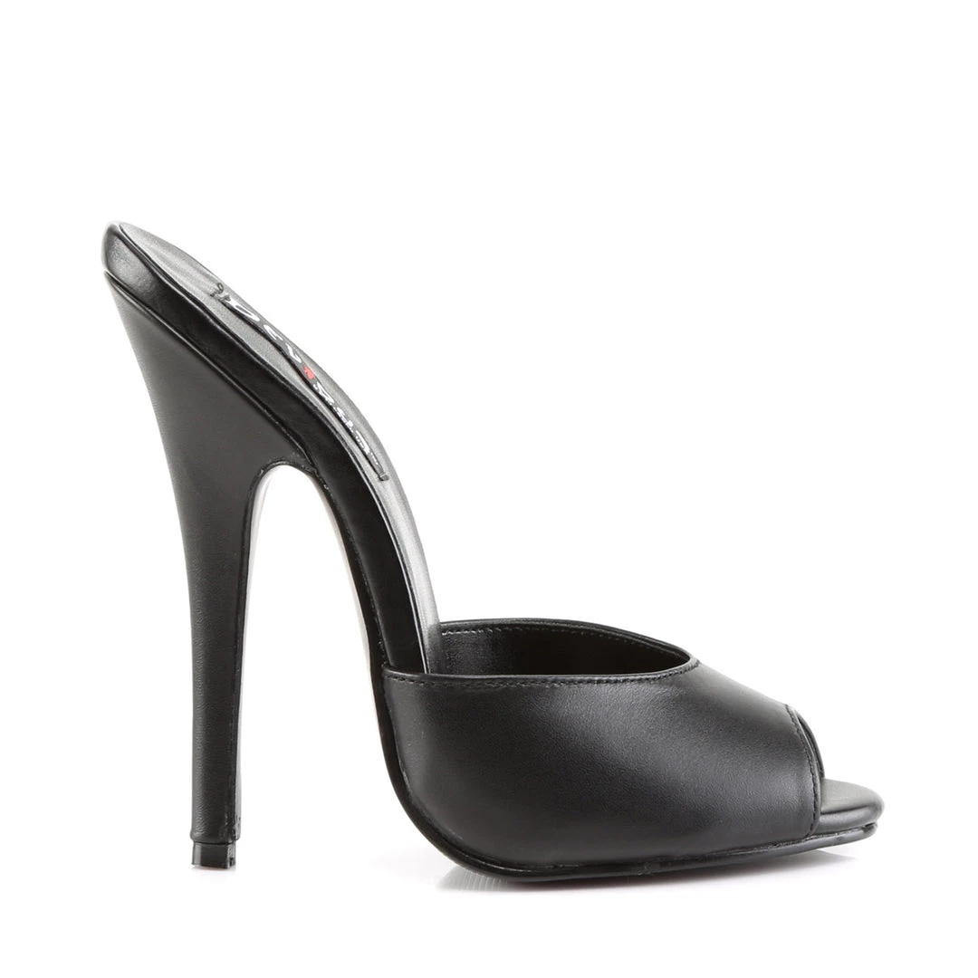 Pleaser Direct Larger Size Shoes Domina 101 Black Leather Peep Toe Heels 5 Pleaser Direct Larger Size Shoes Domina 101 Black Leather Peep Toe Heels