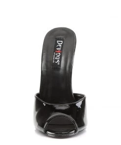 Pleaser Direct Larger Size Shoes Domina 101 Black Patent Heels