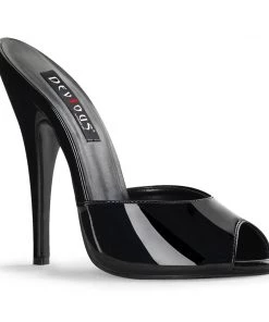 Pleaser Direct Larger Size Shoes Domina 101 Black Patent Heels