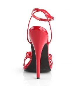 BananaShoes NEXT DAY DELIVERY | Domina 108 Red Strappy Sandals | UK 11 Larger Size Shoes