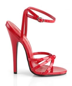 BananaShoes NEXT DAY DELIVERY | Domina 108 Red Strappy Sandals | UK 11 Larger Size Shoes
