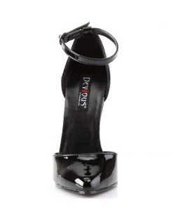 Pleaser Direct Domina 402 Black Patent High Heels