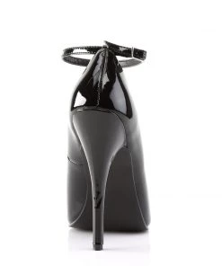 BananaShoes Larger Size Shoes NEXT DAY DELIVERY | Domina 431 Black Patent Vegan Heels | UK 9