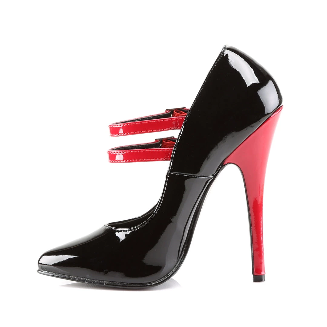 Devious Domina 442 Black And Red Vegan Stilettos 3 Devious Domina 442 Black And Red Vegan Stilettos