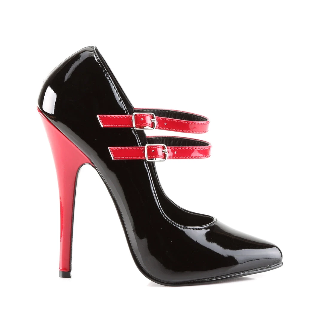 Devious Domina 442 Black And Red Vegan Stilettos 5 Devious Domina 442 Black And Red Vegan Stilettos