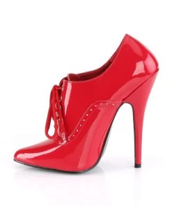 Pleaser Direct Larger Size Shoes Domina 460 Red Patent Vegan Ankle Boots 7 Pleaser Direct Larger Size Shoes Domina 460 Red Patent Vegan Ankle Boots