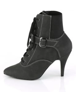 Pleaser Direct Larger Size Shoes Dream 1022 Black Ankle Boots