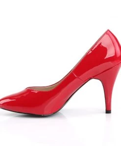 Pleaser Direct Dream 420 Red Patent Pumps Larger Size Shoes