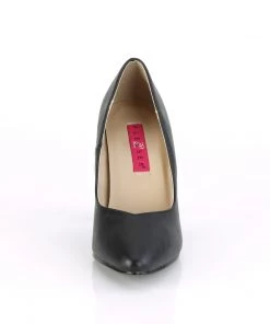 Pleaser Direct Larger Size Shoes Dream 420W Wide Fitting Black Matte Pumps