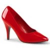 Pleaser Direct Dream 420 Red Patent Pumps Larger Size Shoes