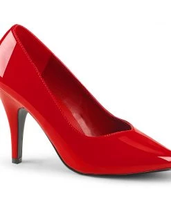 Pleaser Direct Dream 420 Red Patent Pumps Larger Size Shoes
